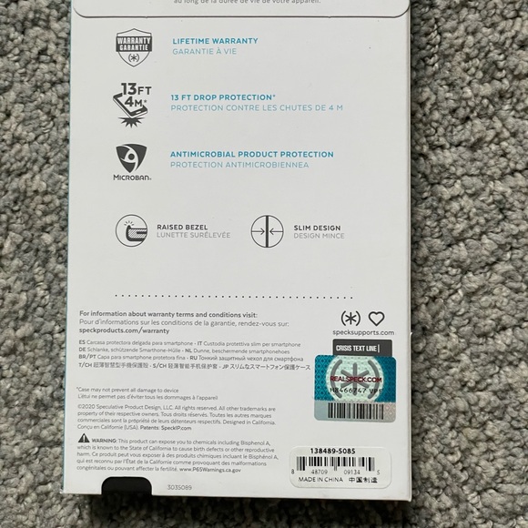 NIB Speck Presidio Perfect-Clear iPhone 12 / iPhone 12 Pro Case - Picture 2 of 3